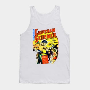 Captain Science Fantastic Adventure Stories Tank Top